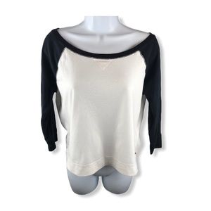 Hollister Womens 3/4 sleeve size small Shirt